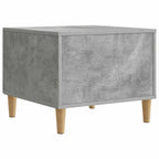 Tavolino da salotto con cassetto Grigio Cemento 49 x 50 x 40 cm