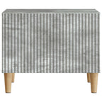 Tavolino da salotto con cassetto Grigio Cemento 49 x 50 x 40 cm