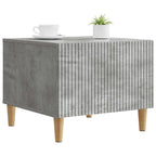 Tavolino da salotto con cassetto Grigio Cemento 49 x 50 x 40 cm