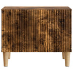 Tavolino da salotto con cassetto Rovere Fumo 49 x 50 x 40 cm