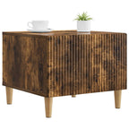 Tavolino da salotto con cassetto Rovere Fumo 49 x 50 x 40 cm