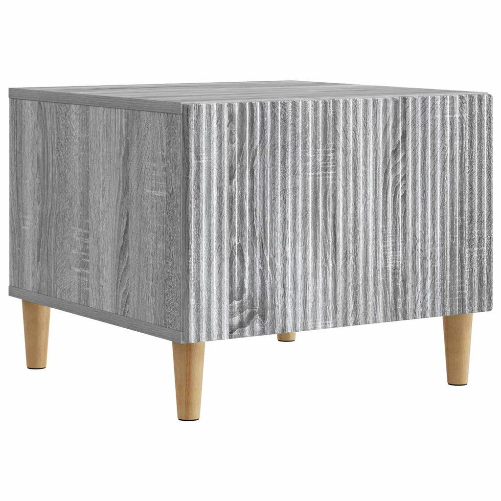 Tavolino da salotto con cassetto Grigio Sonoma 49 x 50 x 40 cm