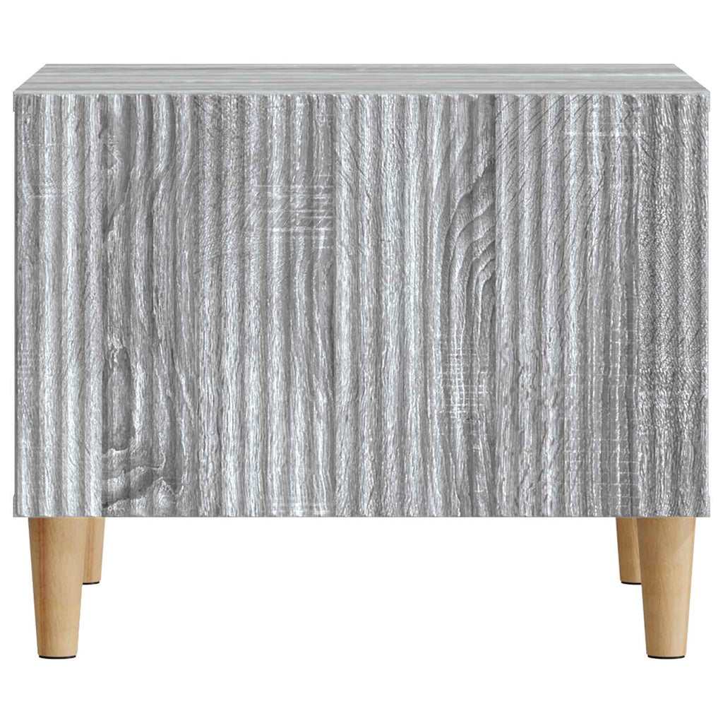 Tavolino da salotto con cassetto Grigio Sonoma 49 x 50 x 40 cm