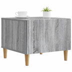 Tavolino da salotto con cassetto Grigio Sonoma 49 x 50 x 40 cm