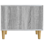 Tavolino da salotto con cassetto Grigio Sonoma 49 x 50 x 40 cm