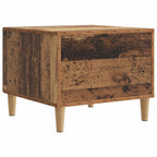 Tavolino da salotto con cassetto Legno antico 49 x 50 x 40 cm