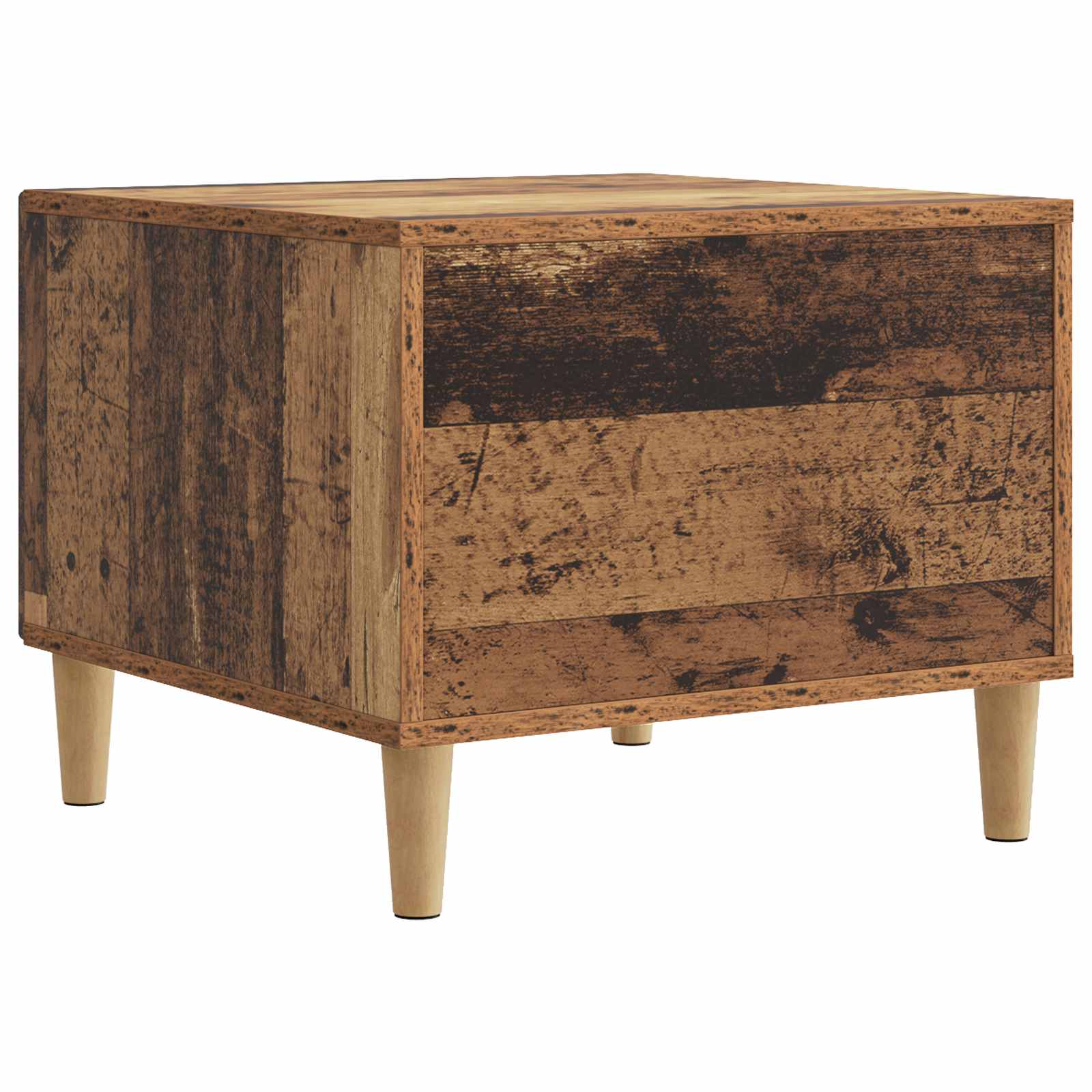 Tavolino da salotto con cassetto Legno antico 49 x 50 x 40 cm