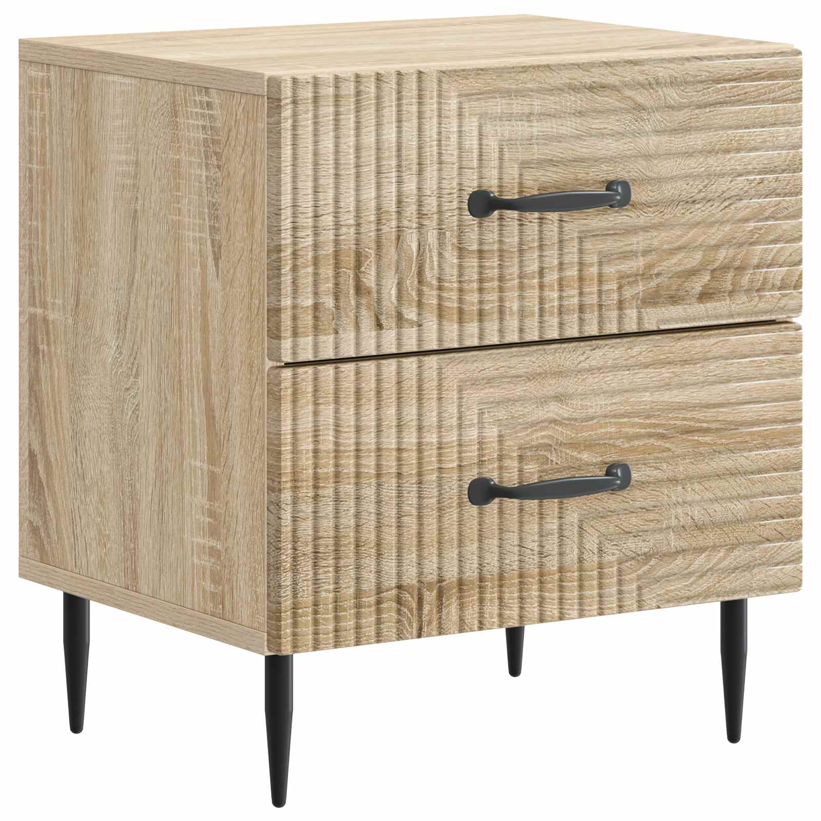 Armadio da Notte con cassetto Rovere Sonoma 43 x 34,5 x 47,5 cm