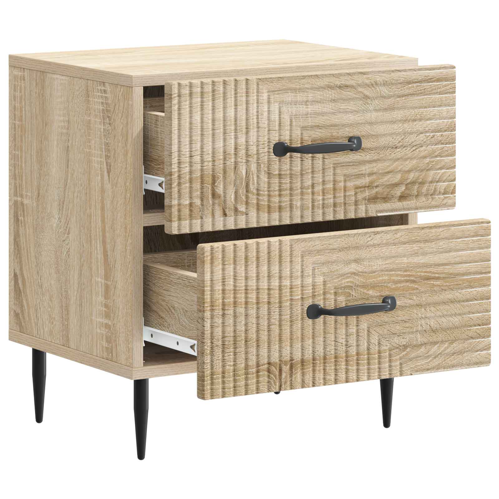 Armadio da Notte con cassetto Rovere Sonoma 43 x 34,5 x 47,5 cm