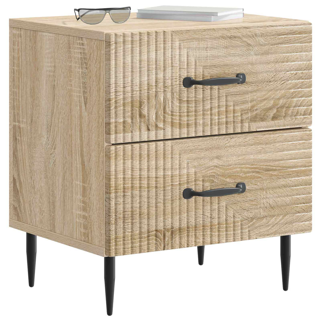 Armadio da Notte con cassetto Rovere Sonoma 43 x 34,5 x 47,5 cm