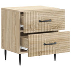 Armadio da Notte 2 pcs Rovere Sonoma 43 x 34,5 x 47,5 cm