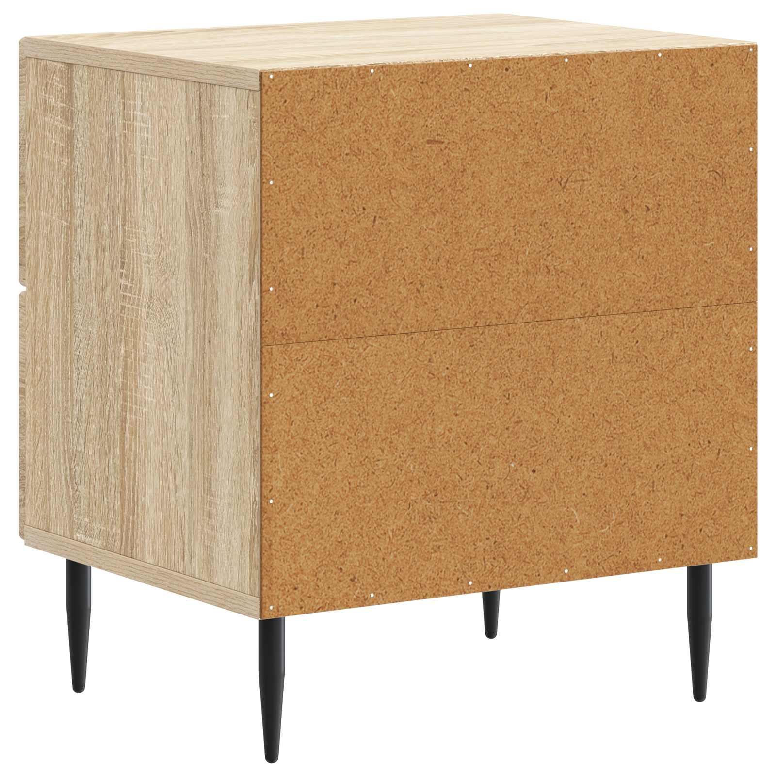 Armadio da Notte 2 pcs Rovere Sonoma 43 x 34,5 x 47,5 cm