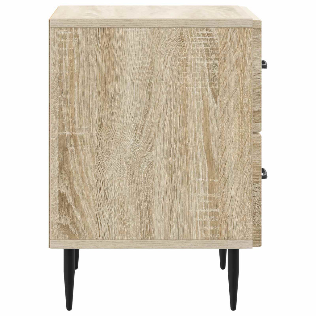 Armadio da Notte 2 pcs Rovere Sonoma 43 x 34,5 x 47,5 cm
