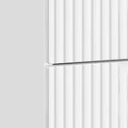 Armadio da Notte 2 pcs Bianco Lucido 43 x 34,5 x 47,5 cm