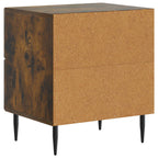 Armadio da Notte 2 pcs Rovere Fumo 43 x 34,5 x 47,5 cm