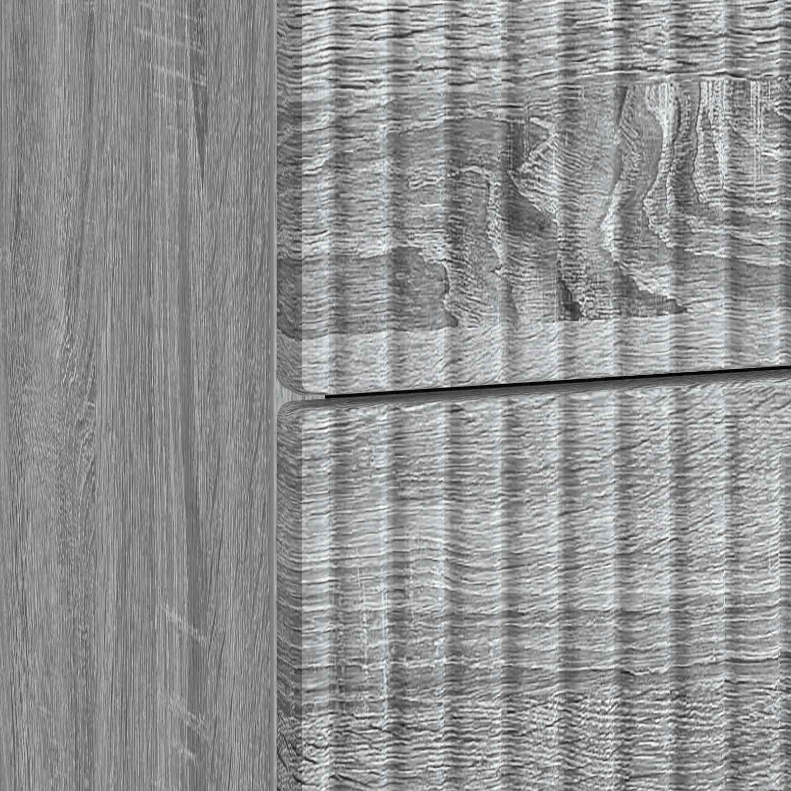 Armadio da Notte con cassetto Grigio Sonoma 43 x 34,5 x 47,5 cm
