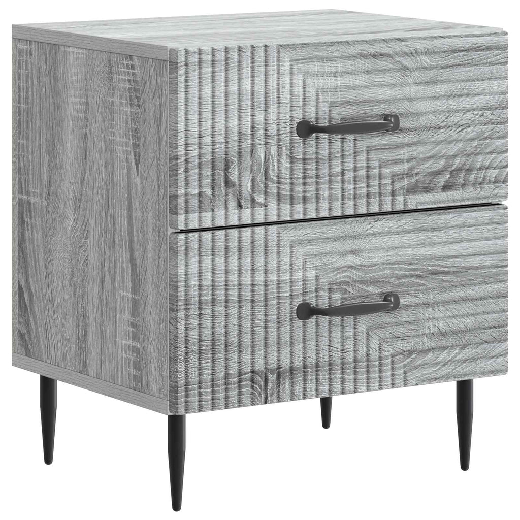 Armadio da Notte con cassetto Grigio Sonoma 43 x 34,5 x 47,5 cm