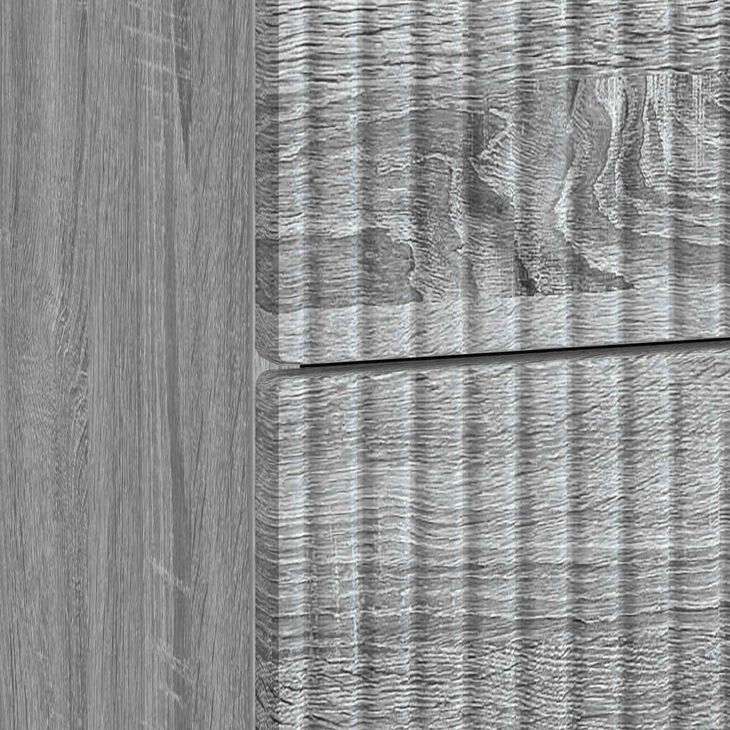 Armadio da Notte 2 pcs Grigio Sonoma 43 x 34,5 x 47,5 cm