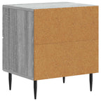 Armadio da Notte 2 pcs Grigio Sonoma 43 x 34,5 x 47,5 cm