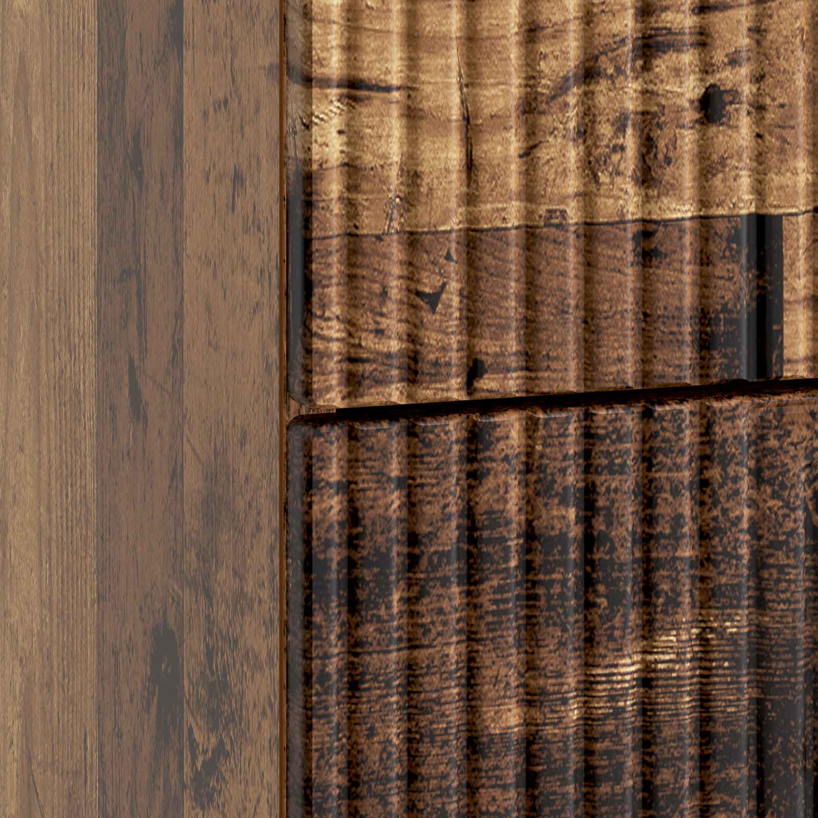 Armadio da Notte con cassetto Legno antico 43 x 34,5 x 47,5 cm