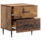 Armadio da Notte 2 pcs Legno antico 43 x 34,5 x 47,5 cm