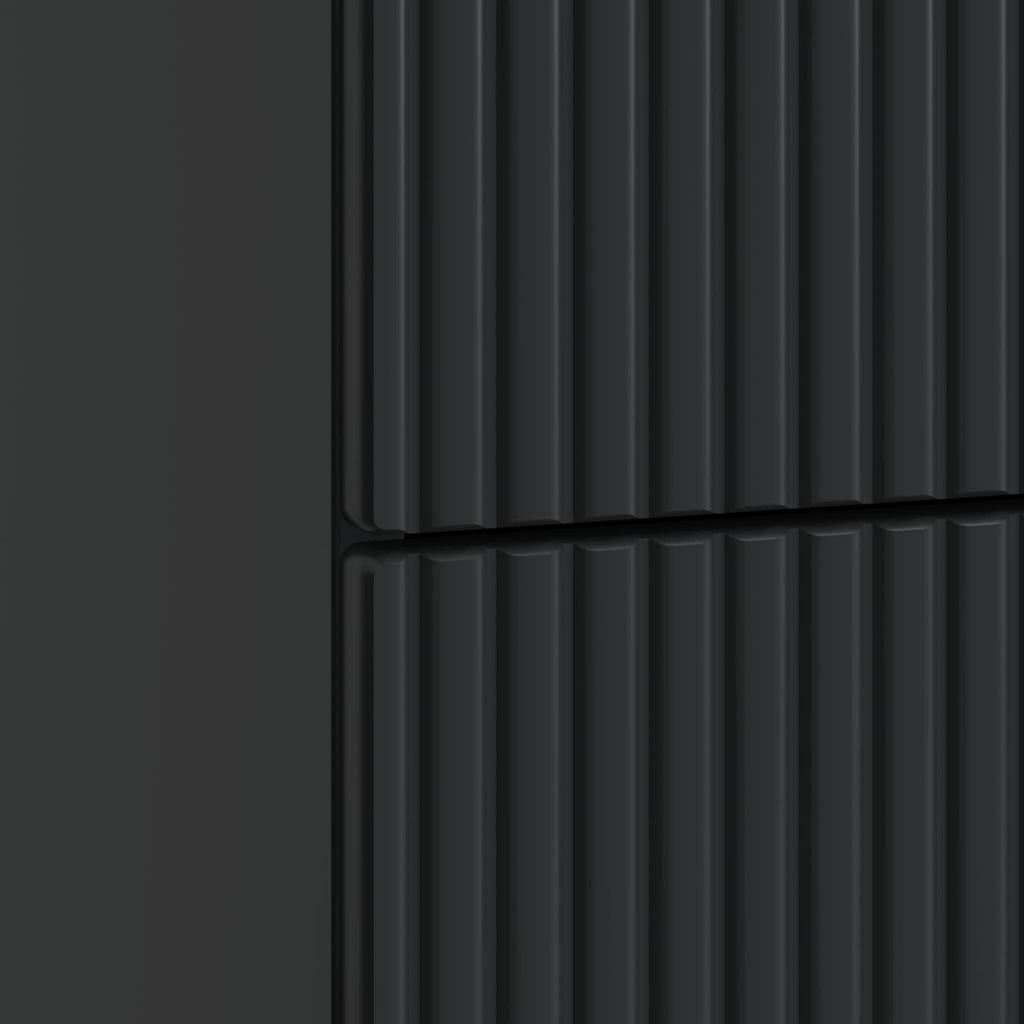 Armadio da Notte Nero 62 x 34,5 x 47,5 cm Legno ingegnerizzato