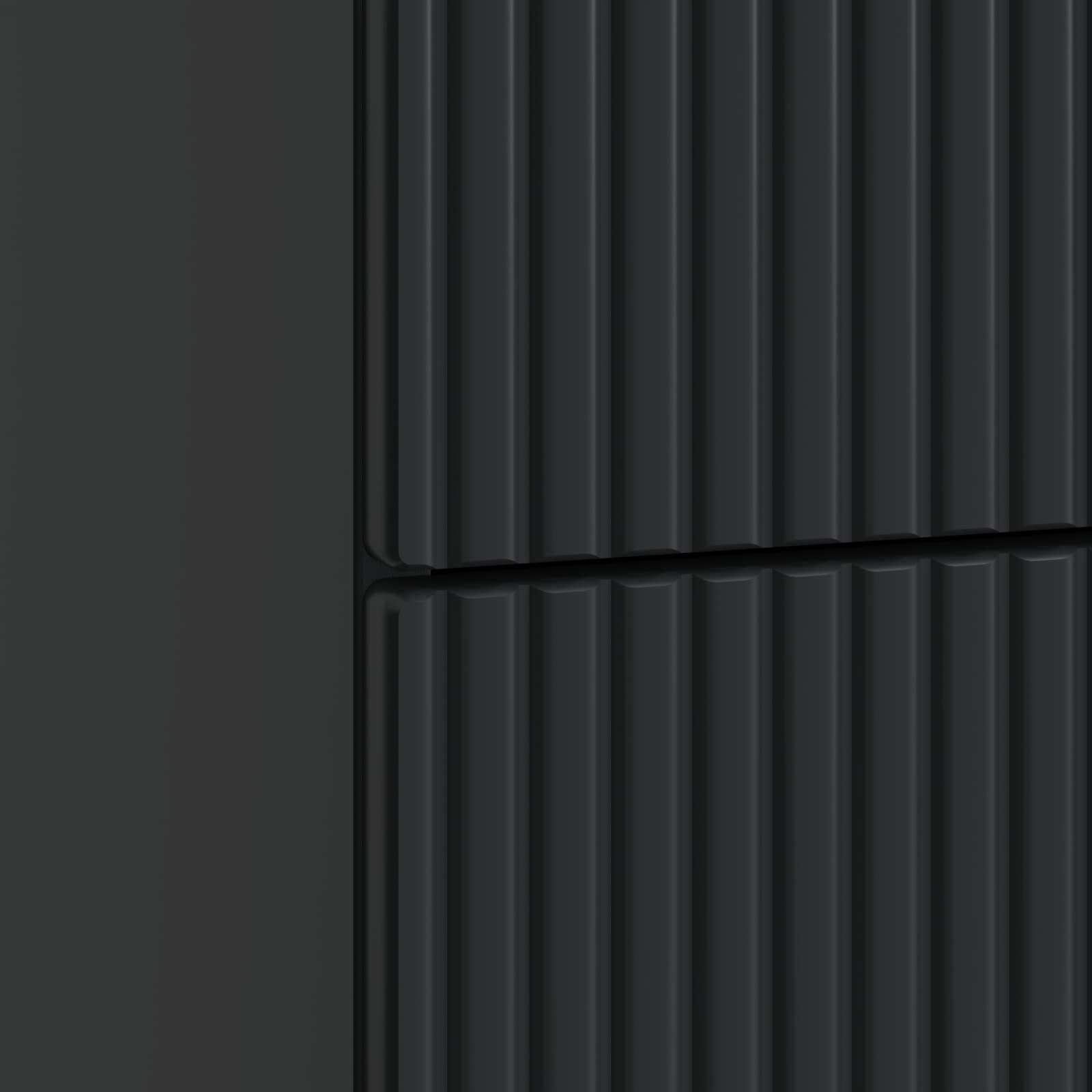 Armadio da Notte Nero 62 x 34,5 x 47,5 cm Legno ingegnerizzato