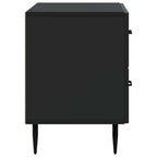 Armadio da Notte Nero 62 x 34,5 x 47,5 cm Legno ingegnerizzato