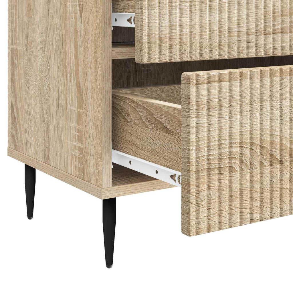 Armadio da Notte con cassetto Rovere Sonoma 62 x 34,5 x 47,5 cm