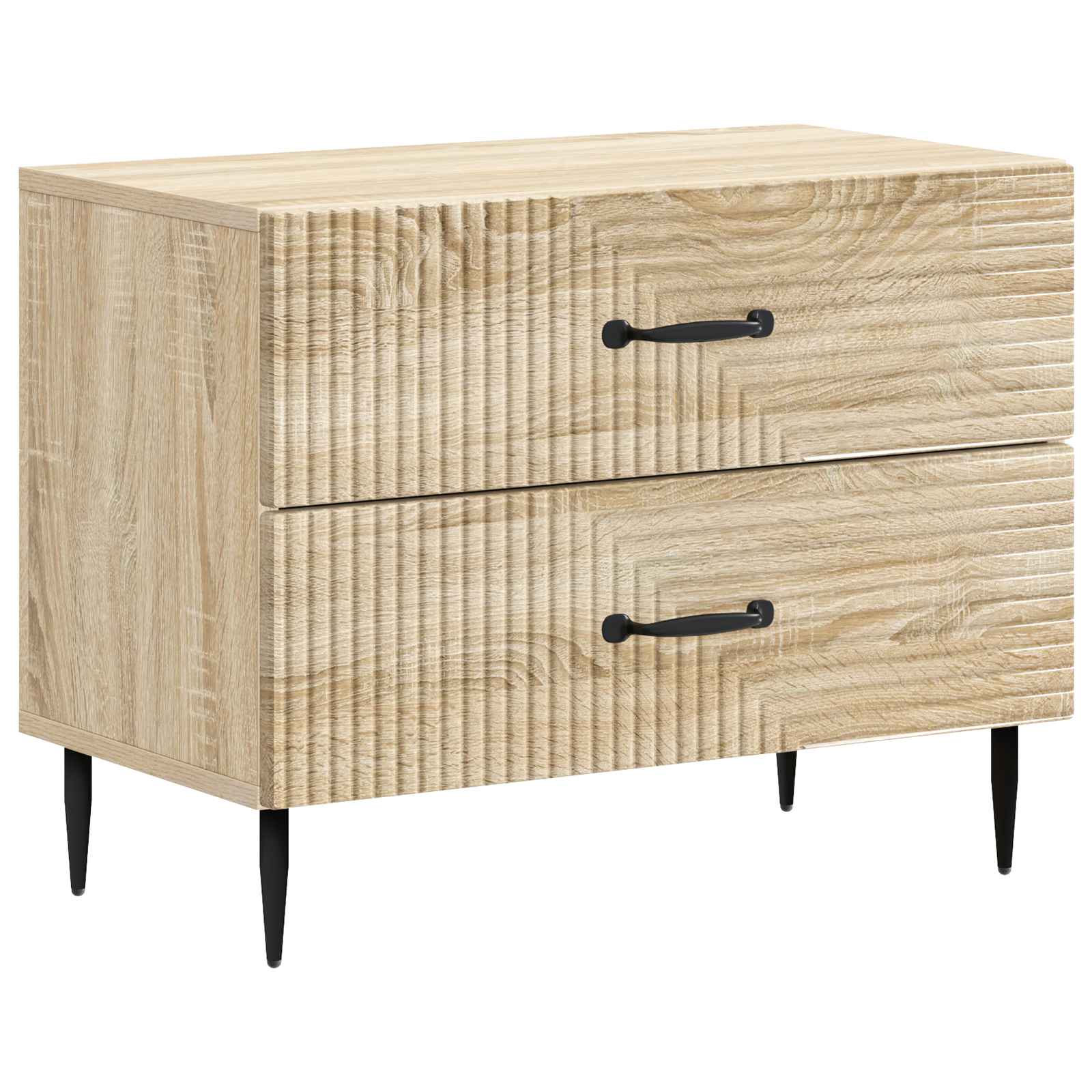 Armadio da Notte con cassetto Rovere Sonoma 62 x 34,5 x 47,5 cm