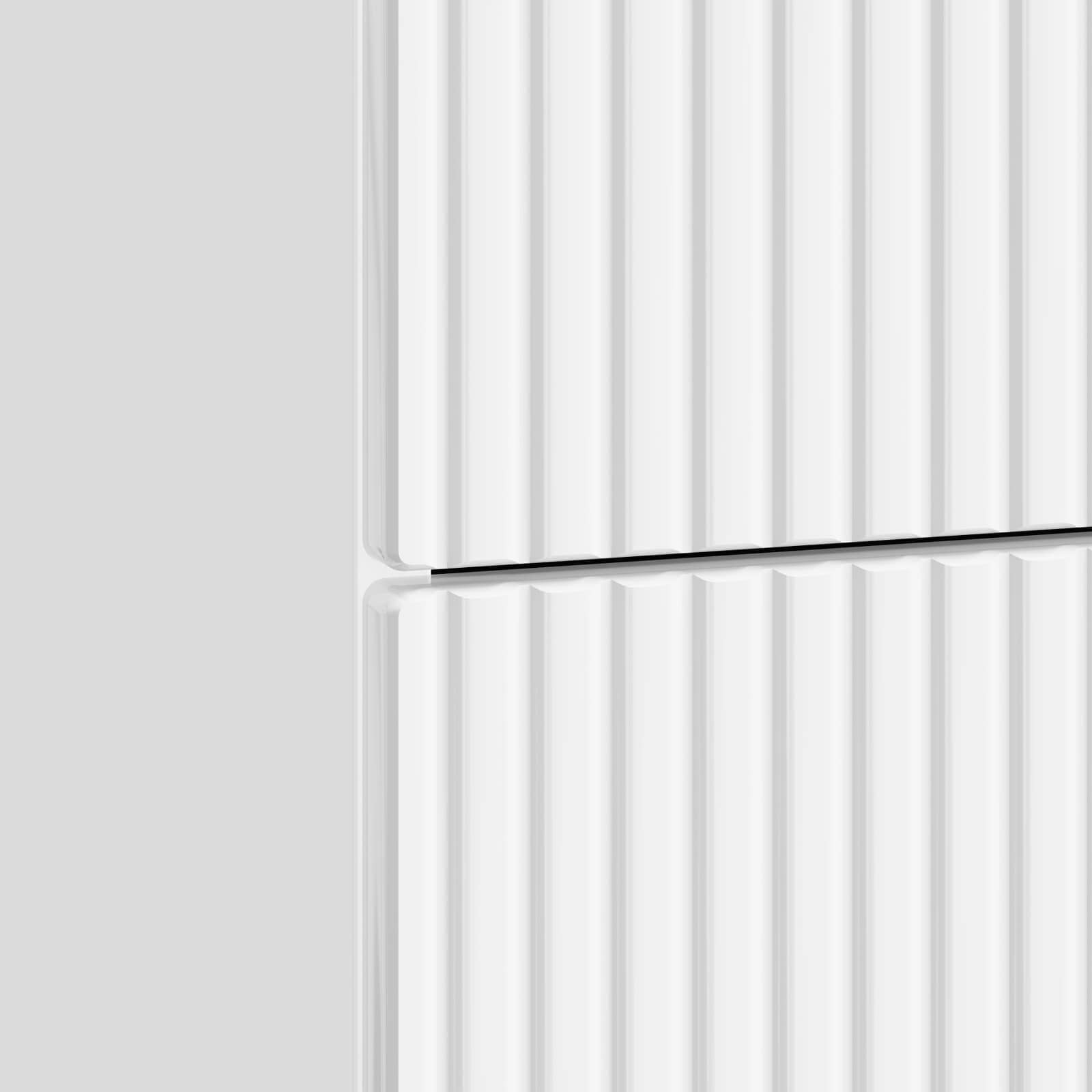 Armadio da Notte con cassetto Bianco Lucido 62 x 34,5 x 47,5 cm