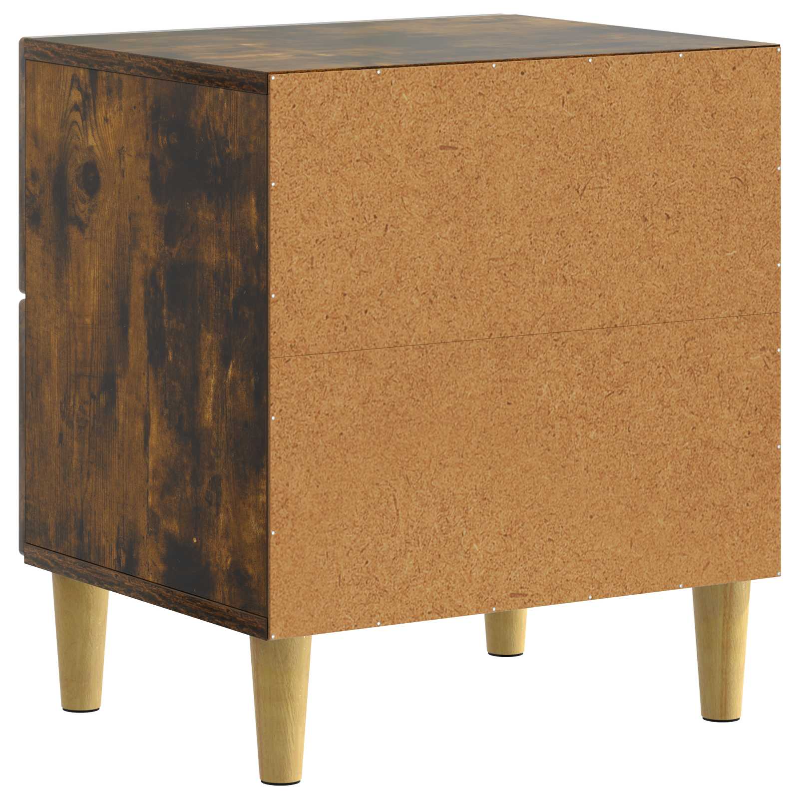 Armadio da Notte con cassetto Rovere Fumo 62 x 34,5 x 47,5 cm
