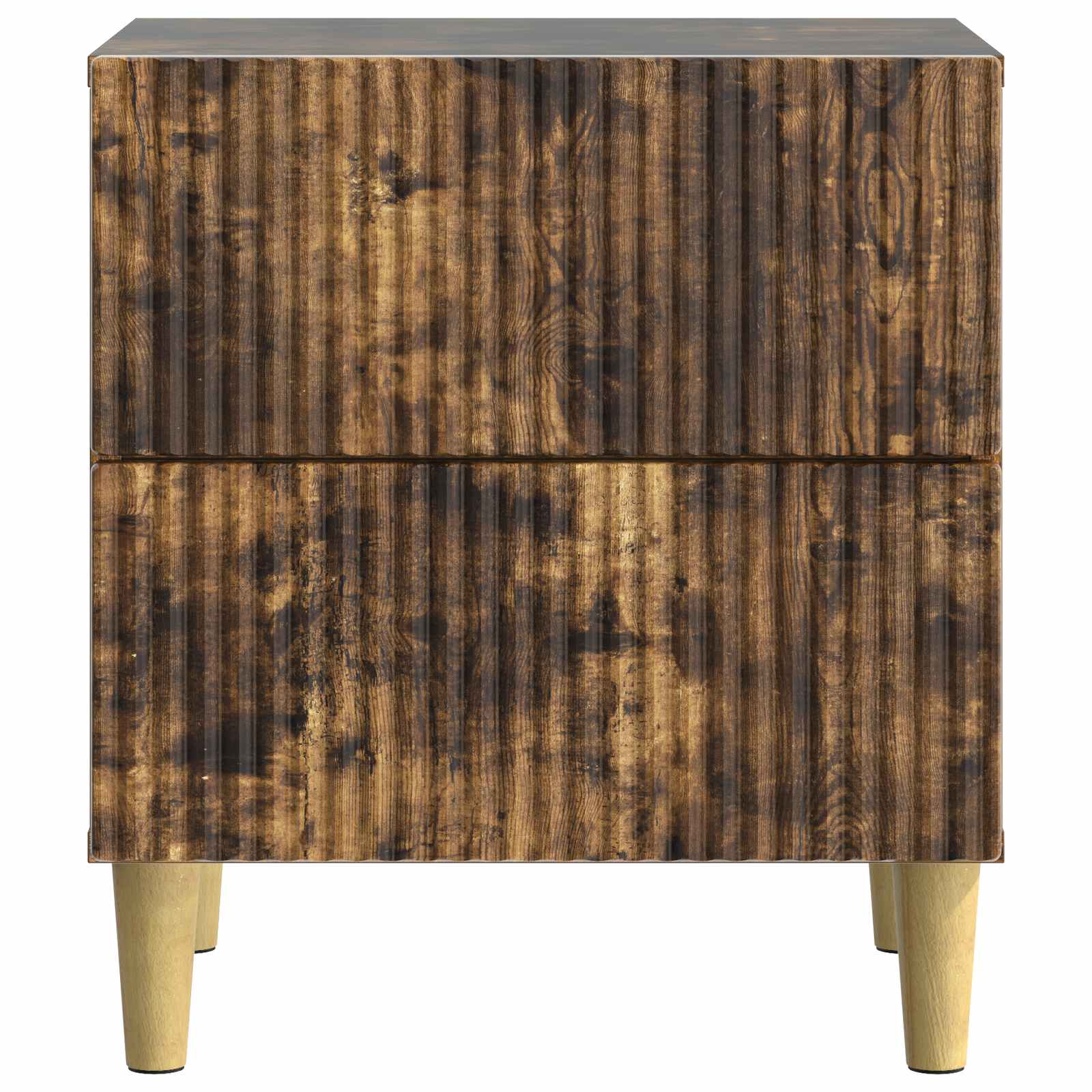 Armadio da Notte con cassetto Rovere Fumo 62 x 34,5 x 47,5 cm