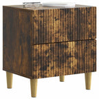 Armadio da Notte con cassetto Rovere Fumo 62 x 34,5 x 47,5 cm