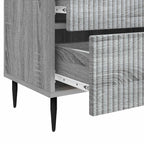 Armadio da Notte con cassetto Grigio Sonoma 62 x 34,5 x 47,5 cm