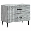 Armadio da Notte con cassetto Grigio Sonoma 62 x 34,5 x 47,5 cm