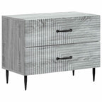 Armadio da Notte con cassetto Grigio Sonoma 62 x 34,5 x 47,5 cm