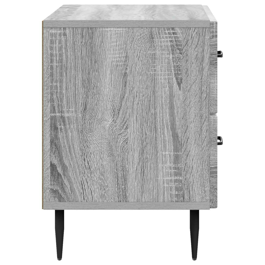 Armadio da Notte con cassetto Grigio Sonoma 62 x 34,5 x 47,5 cm