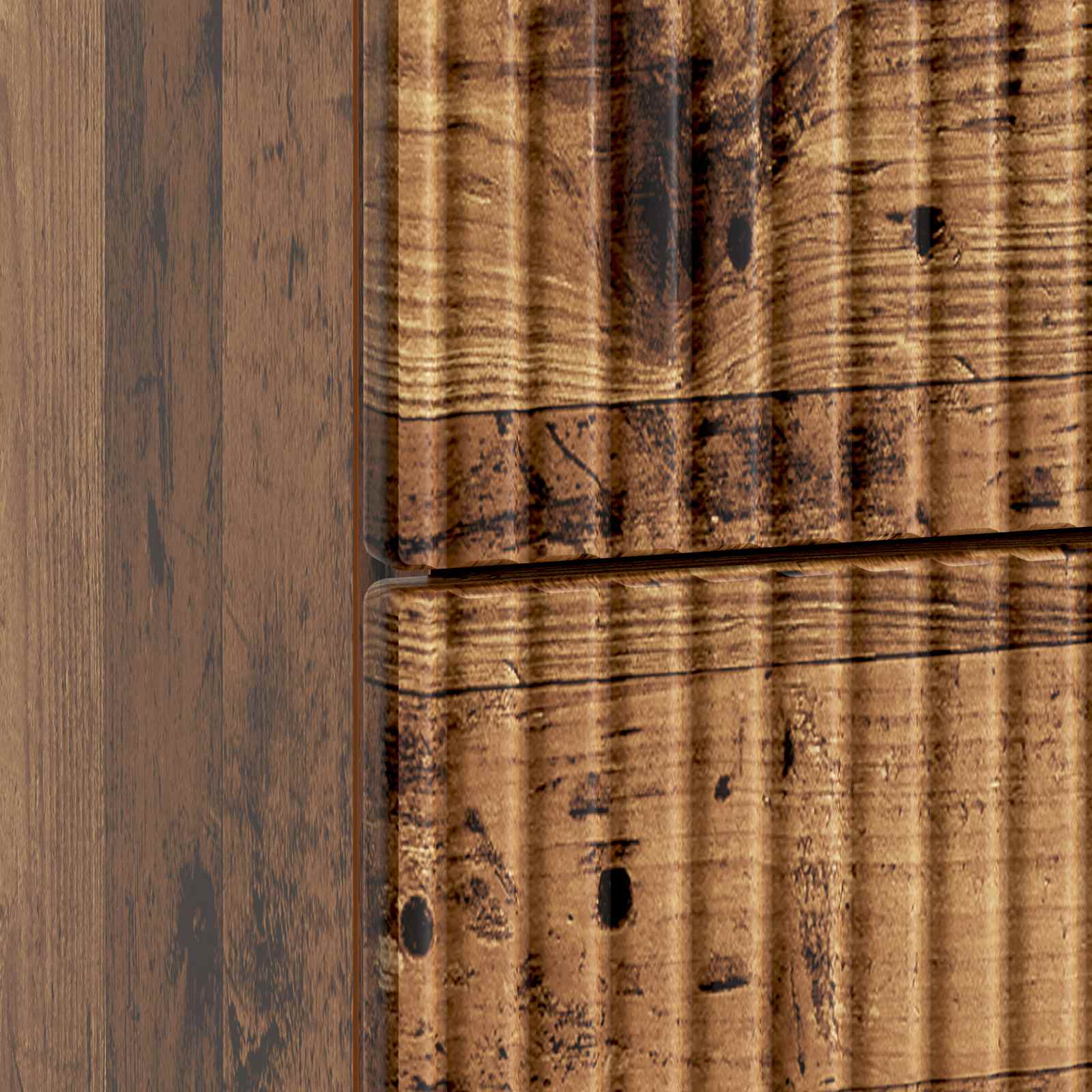 Armadio da Notte con cassetto Legno antico 62 x 34,5 x 47,5 cm