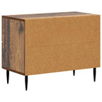Armadio da Notte con cassetto Legno antico 62 x 34,5 x 47,5 cm
