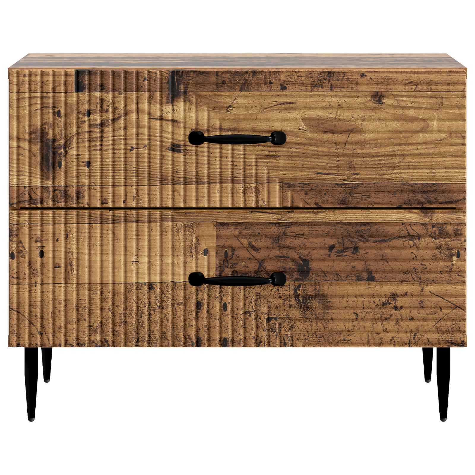 Armadio da Notte con cassetto Legno antico 62 x 34,5 x 47,5 cm