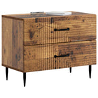 Armadio da Notte con cassetto Legno antico 62 x 34,5 x 47,5 cm