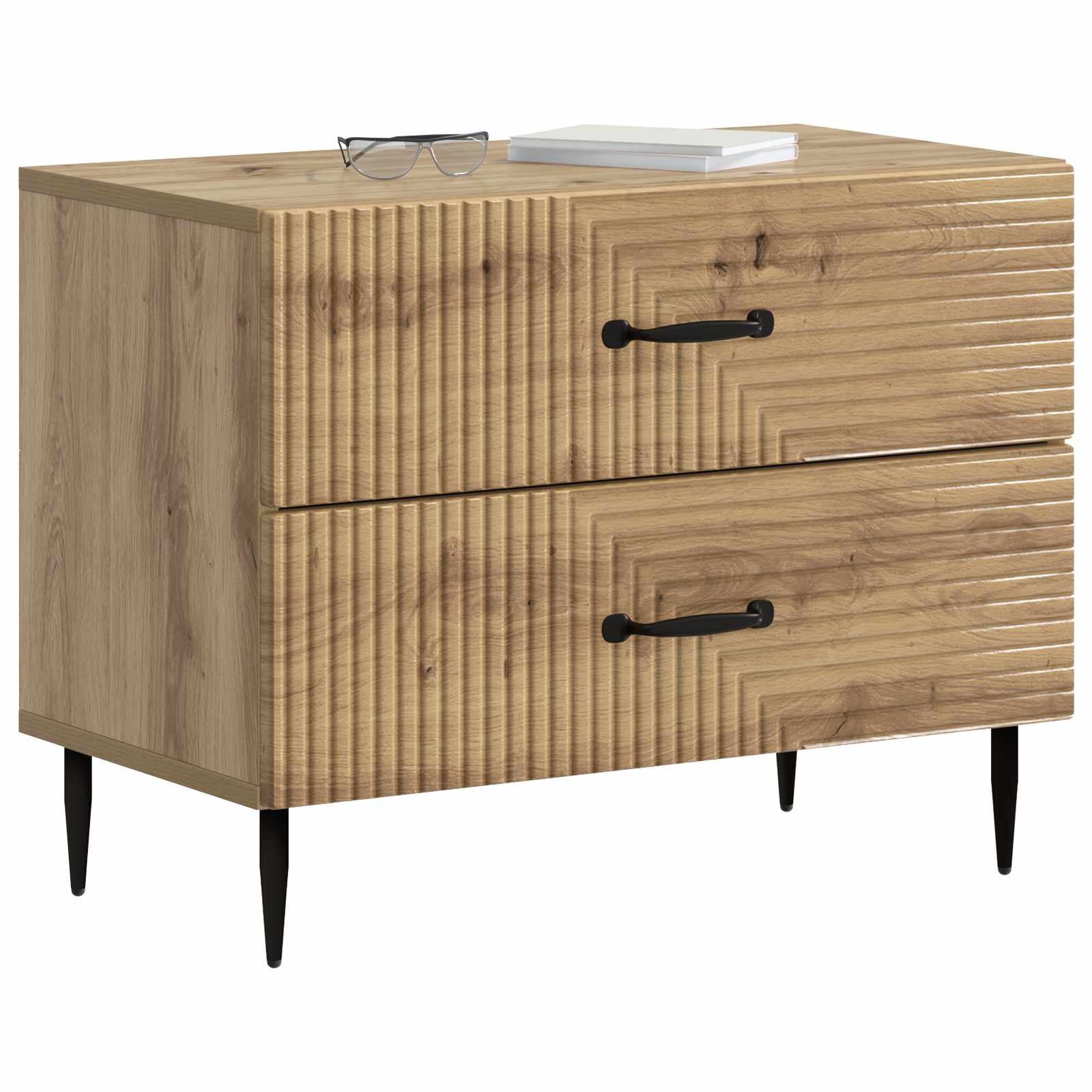 Armadio da Notte Rovere Artigianale 62 x 34,5 x 47,5 cm