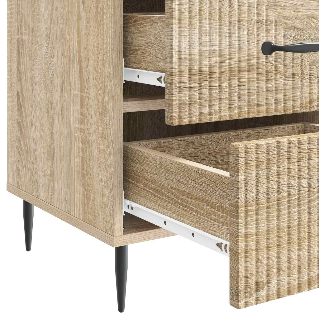 Armadio da Notte con cassetto Rovere Sonoma 43 x 41 x 66,5 cm