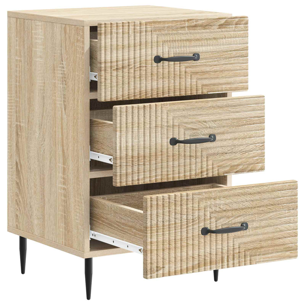 Armadio da Notte con cassetto Rovere Sonoma 43 x 41 x 66,5 cm