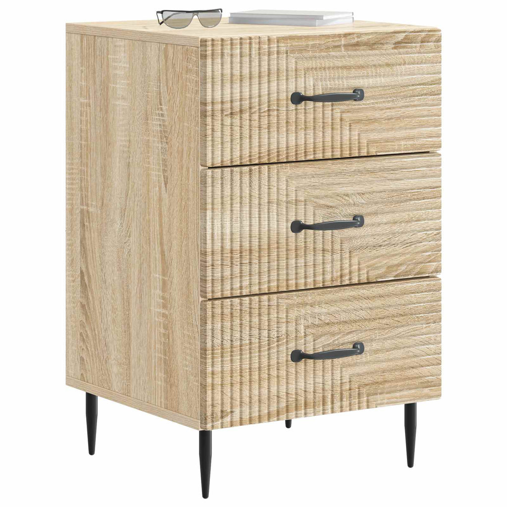 Armadio da Notte con cassetto Rovere Sonoma 43 x 41 x 66,5 cm