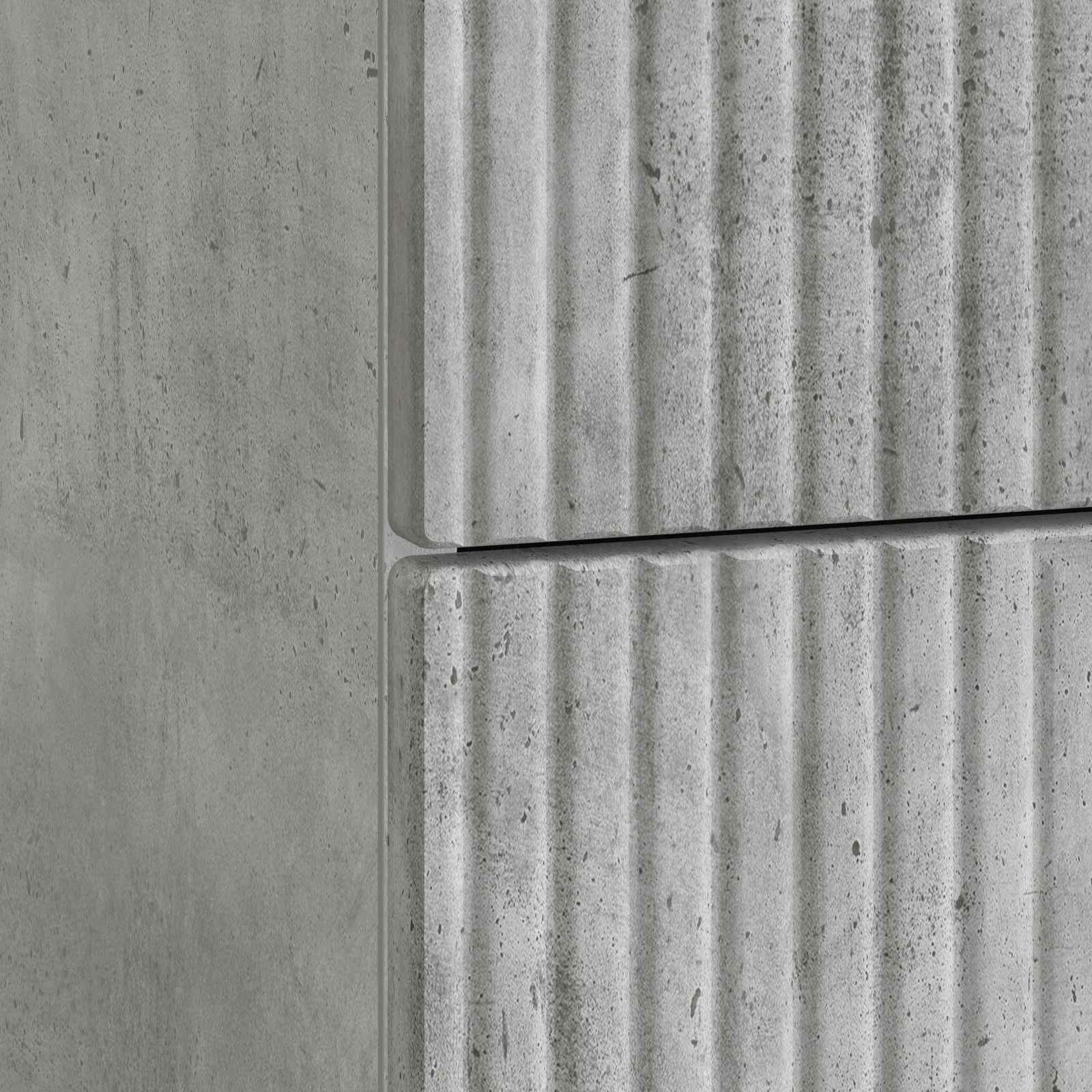 Armadio da Notte con cassetto Grigio Cemento 43 x 41 x 66,5 cm