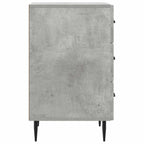 Armadio da Notte con cassetto Grigio Cemento 43 x 41 x 66,5 cm