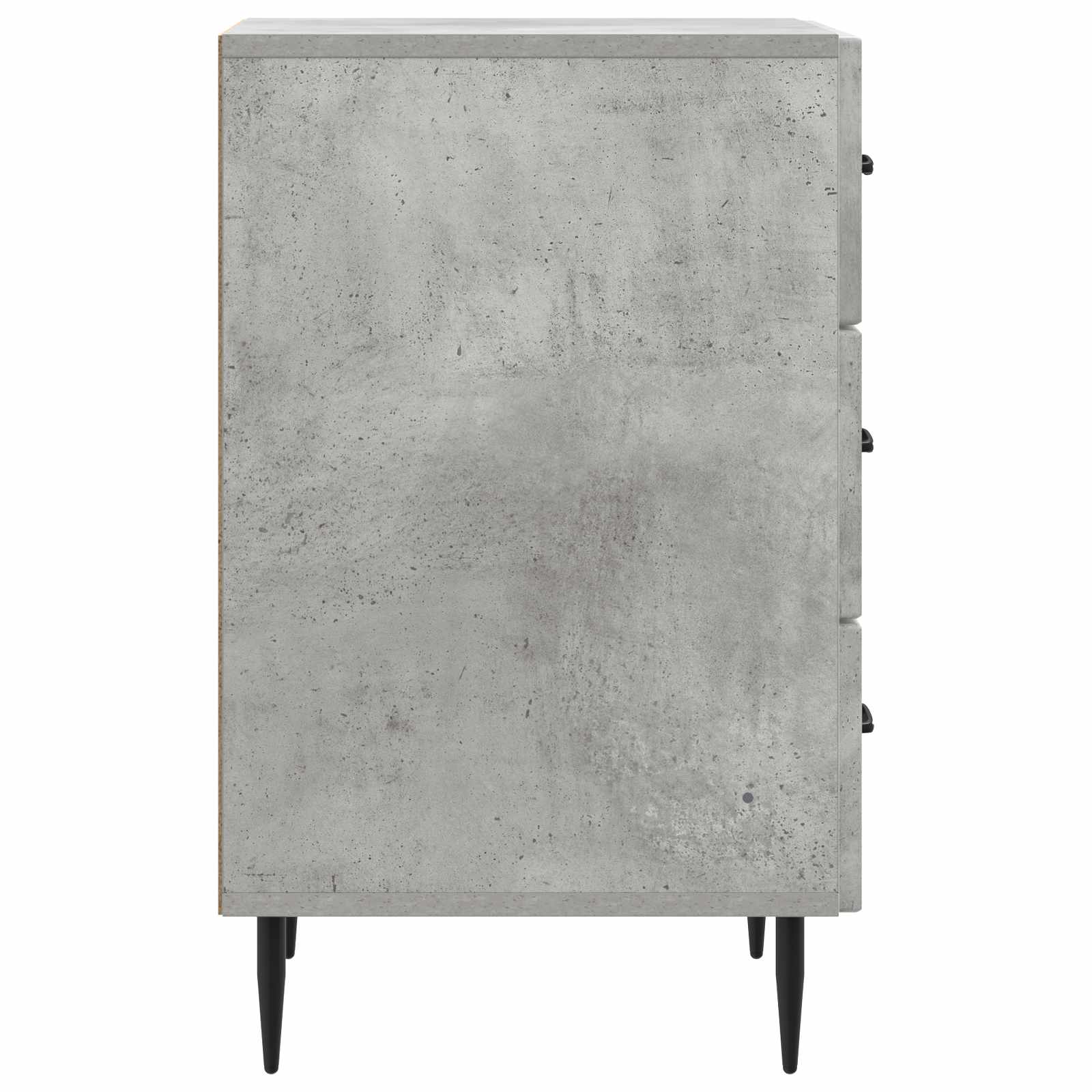 Armadio da Notte con cassetto Grigio Cemento 43 x 41 x 66,5 cm