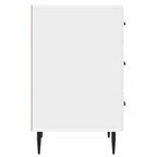 Armadio da Notte con cassetto Bianco Lucido 43 x 41 x 66,5 cm